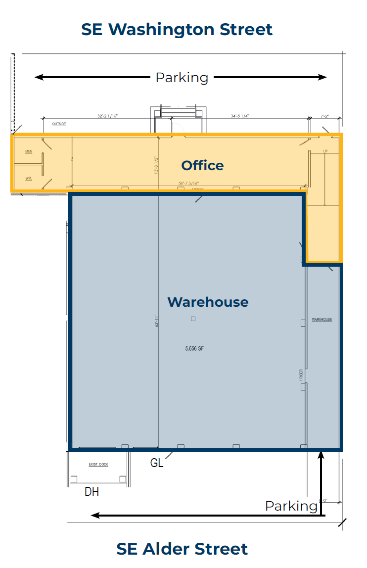 88 Washington, Portland, OR à louer Plan de site– Image 1 sur 4