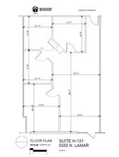 5555 N Lamar Blvd, Austin, TX à louer Plan d’étage– Image 1 sur 1