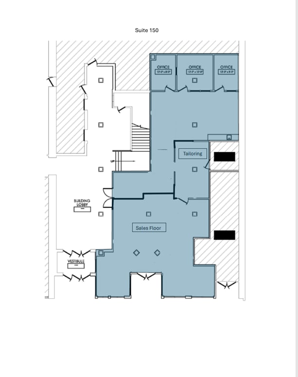 22 E Washington St, Indianapolis, IN à louer Plan d’étage type– Image 1 sur 1