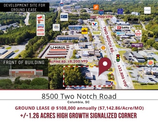 Plus de détails pour 8500 Two Notch Rd, Columbia, SC - Local commercial à vendre