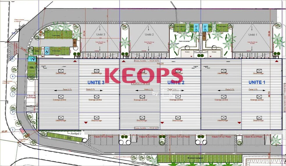 Local d’activités dans Toulouse à louer - Plan d’étage – Image 2 sur 7