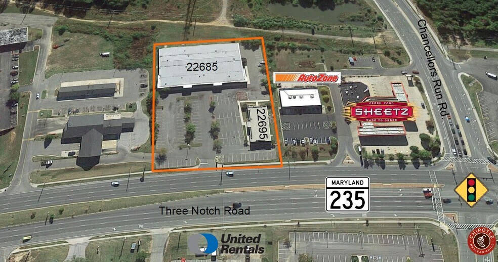 22685 Three Notch Rd, California, MD à vendre - Photo de l’immeuble – Image 3 sur 14