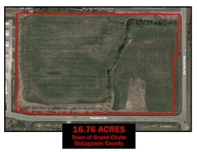 McCarthy, Grand Chute, WI - Vue aérienne vue de carte