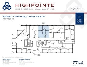 25950 Acero, Mission Viejo, CA à louer Plan d’étage– Image 1 sur 1