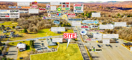 2811 Linkhorne Dr, Lynchburg, VA - VUE AÉRIENNE  vue de carte