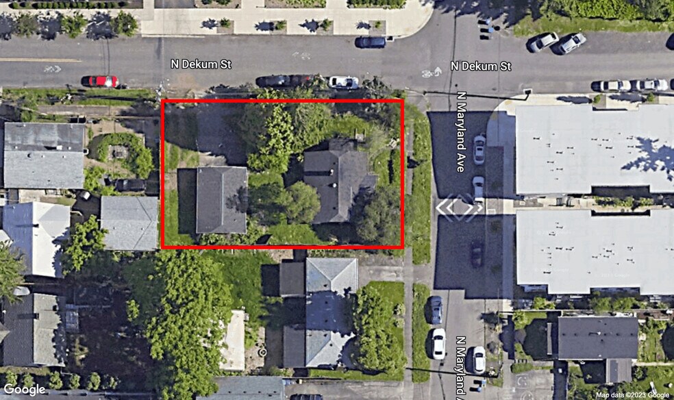 6719 N Maryland Ave, Portland, OR à vendre - Aérien – Image 3 sur 3