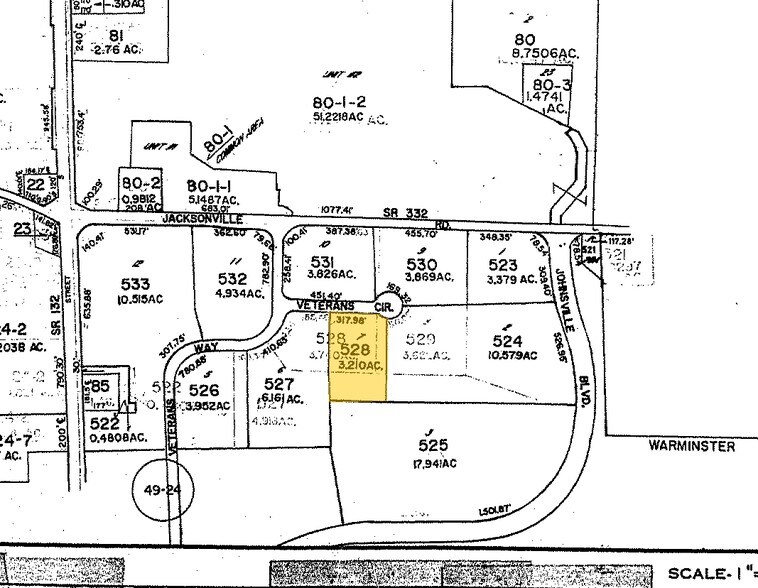 701 Veterans Cir, Warminster Township, PA à louer - Plan cadastral – Image 2 sur 6