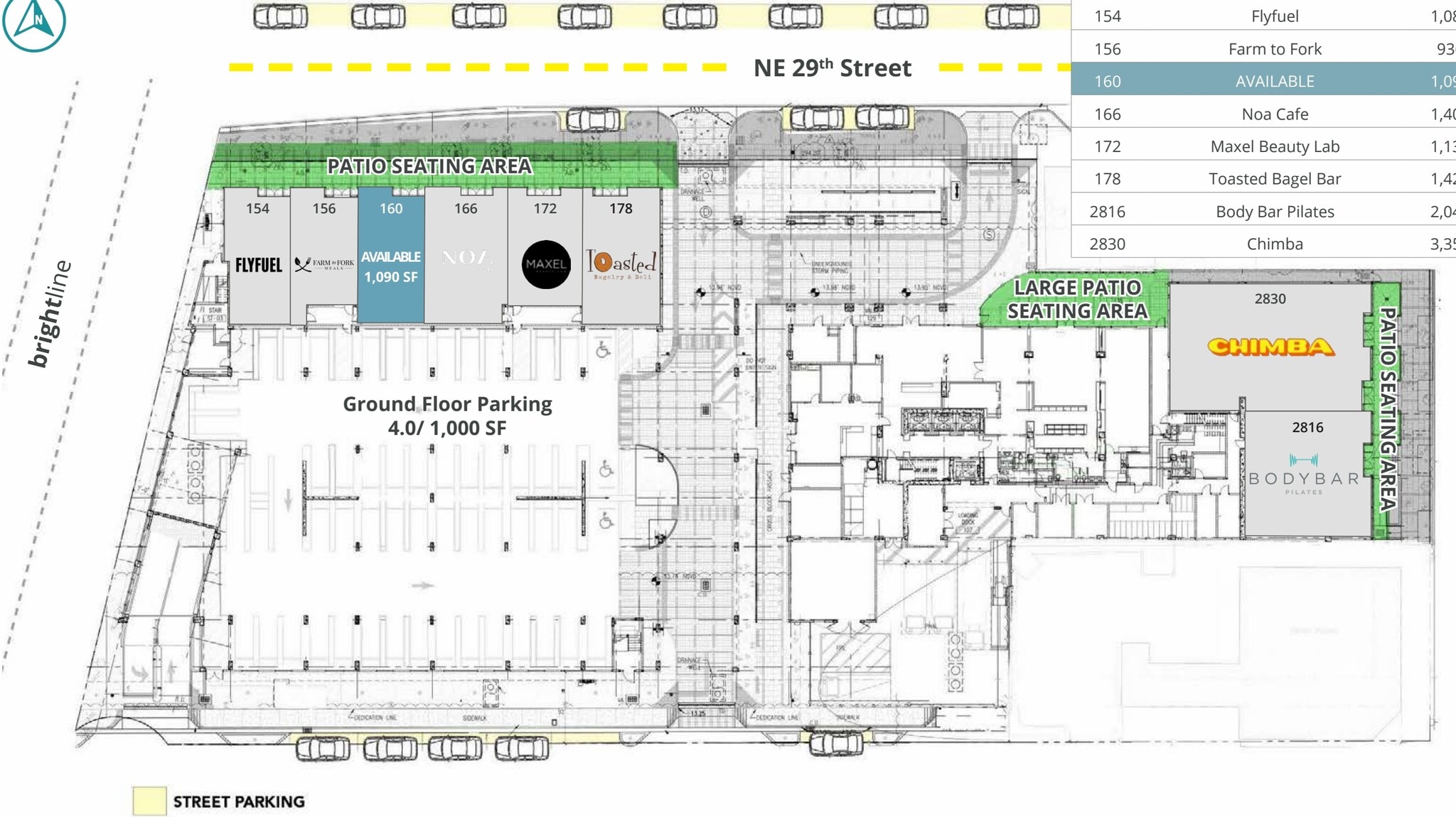 180 NE 29th St, Miami, FL à louer Plan de site– Image 1 sur 1