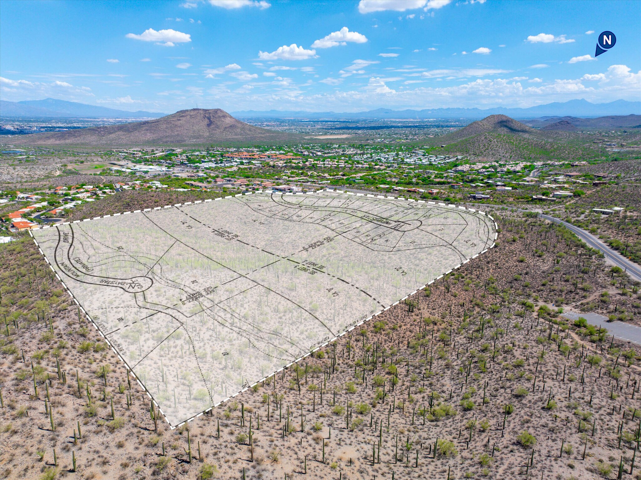 W NWC of Anklam Rd and Greasewood Rd, Tucson, AZ à vendre Aérien– Image 1 sur 6