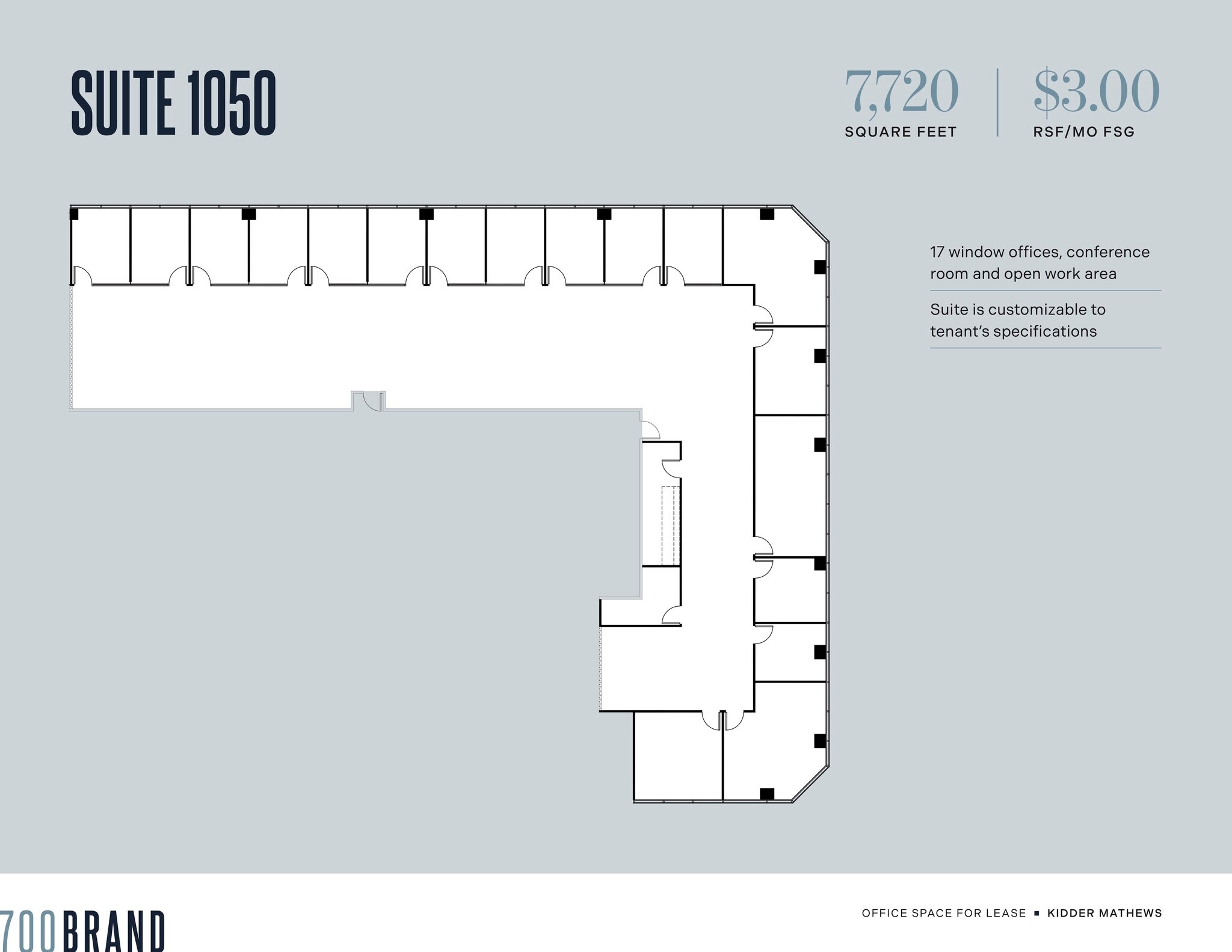 700 N Brand Blvd, Glendale, CA à louer Plan d’étage– Image 1 sur 1