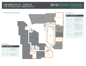 25115 Avenue Stanford, Valencia, CA à louer Plan d’étage– Image 1 sur 2