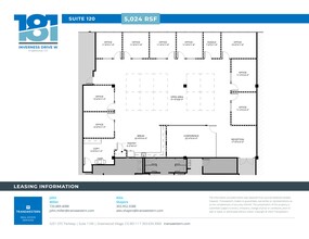 181 Inverness Dr W, Englewood, CO à louer Plan de site– Image 1 sur 2