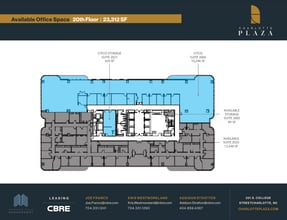 201 S College St, Charlotte, NC à louer Plan d’étage– Image 1 sur 1