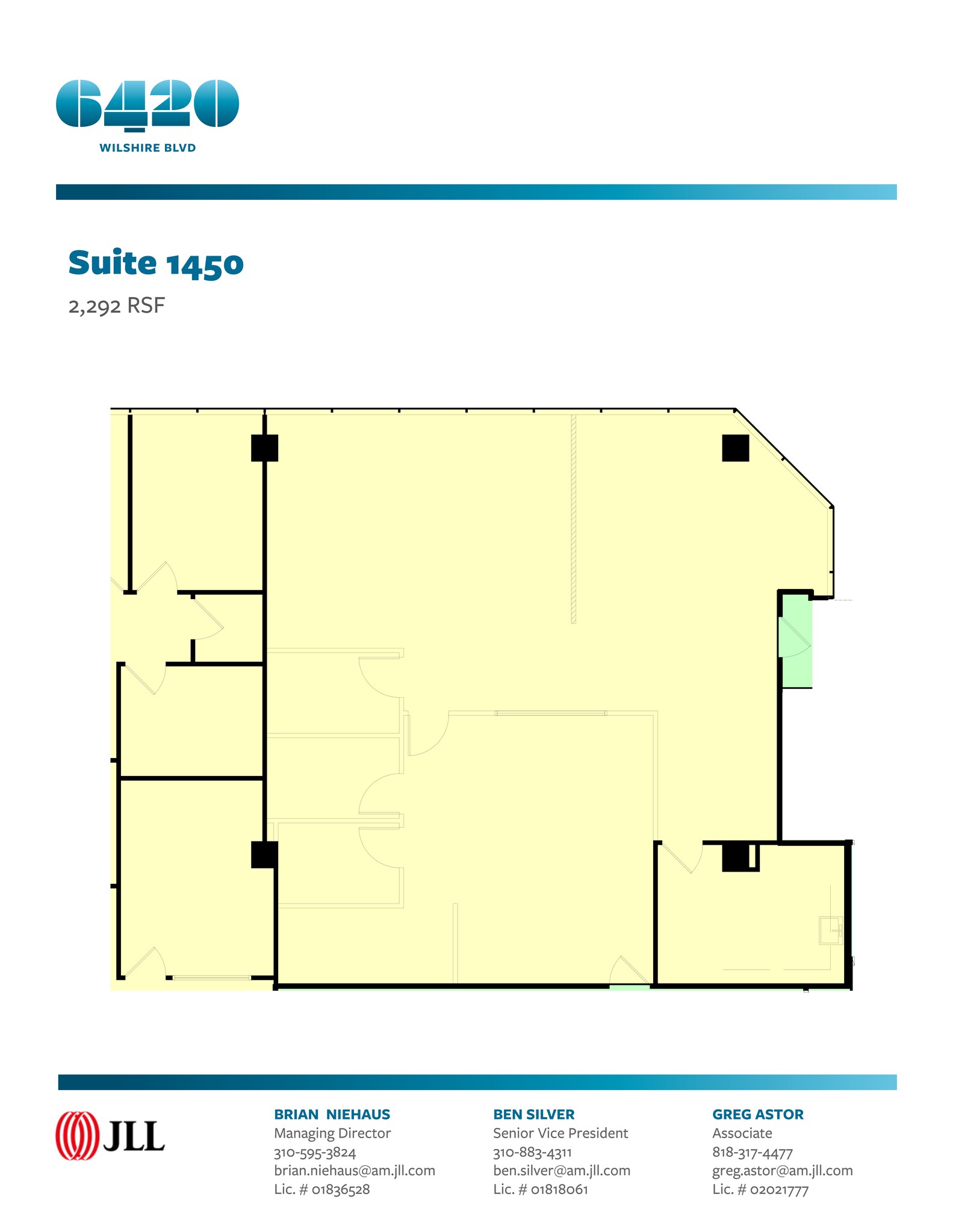 6420 Wilshire Blvd, Los Angeles, CA à louer Plan de site– Image 1 sur 1