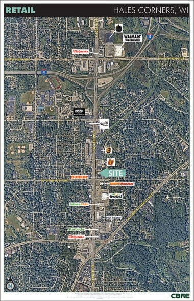 5428 S 108th St, Hales Corners, WI à louer - Aérien – Image 3 sur 15