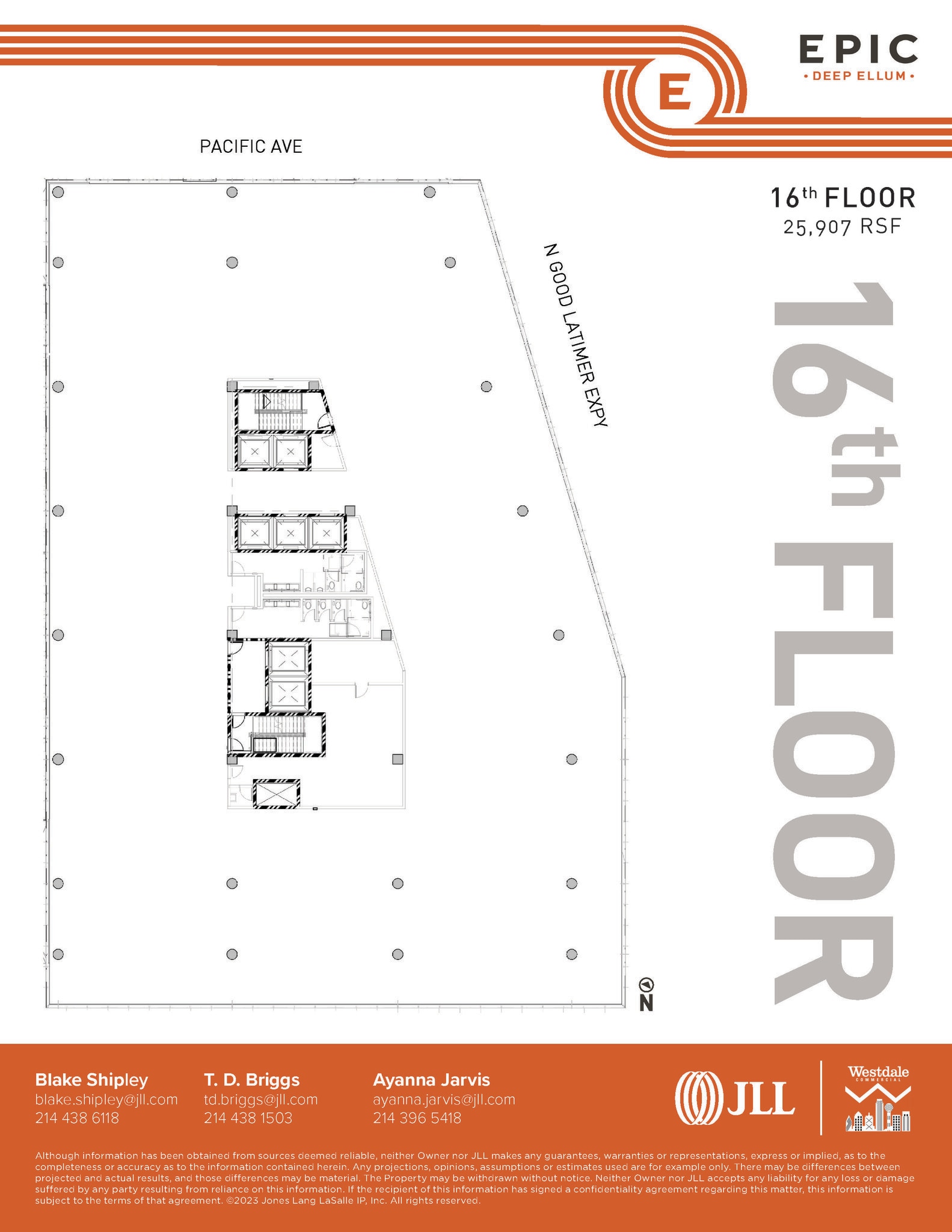 2550 Pacific Ave, Dallas, TX à louer Plan d’étage– Image 1 sur 1
