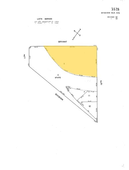 1201 Bryant St, San Francisco, CA à louer - Plan cadastral – Image 2 sur 11