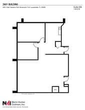 2601 E Oakland Park Blvd, Fort Lauderdale, FL à louer Plan d’étage– Image 1 sur 1