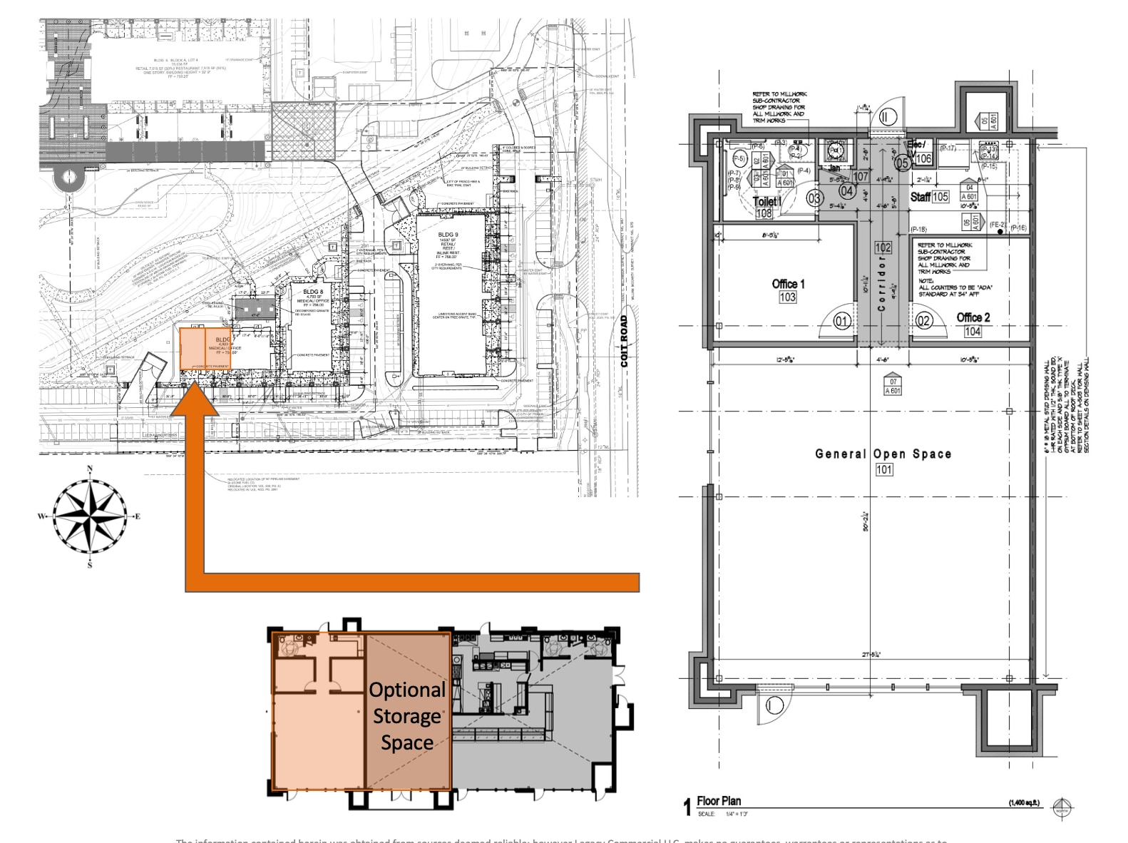 16815 Coit Rd, Frisco, TX à louer Plan d’étage– Image 1 sur 1