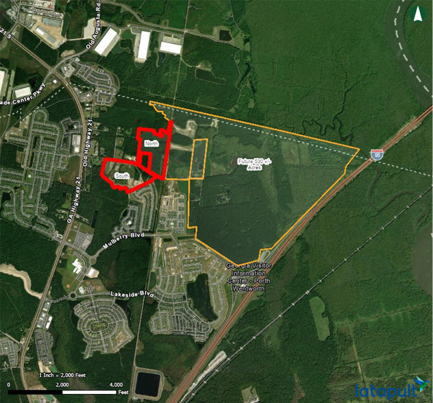 302 Rice Hope Plantation Rd, Port Wentworth, GA à vendre - Aérien – Image 3 sur 3