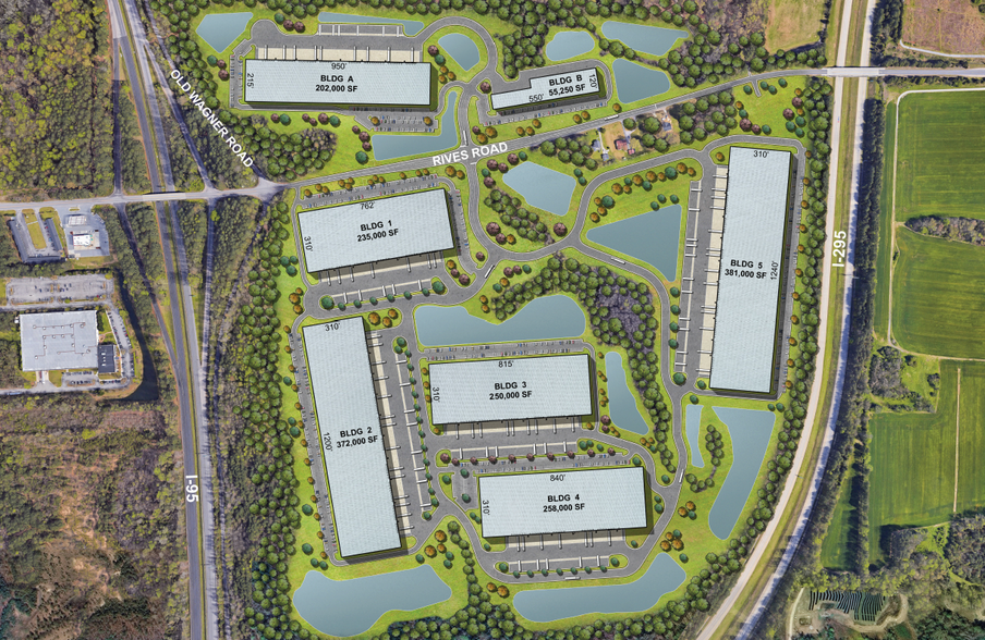 3002 Rives Rd, Petersburg, VA à louer - Plan de site – Image 3 sur 5