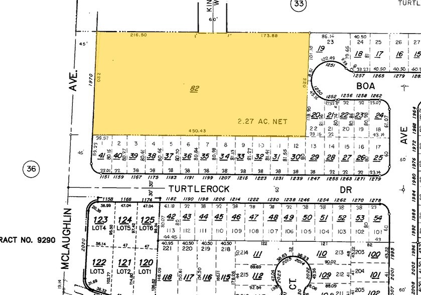 1970 Mclaughlin Ave, San Jose, CA à vendre - Plan cadastral – Image 3 sur 4