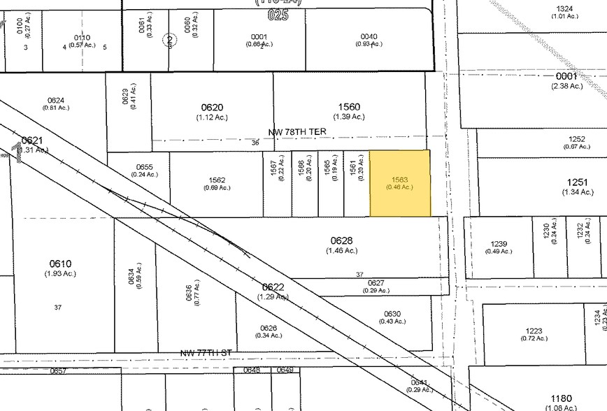 7752 NW 72nd Ave, Medley, FL à louer - Plan cadastral – Image 2 sur 6