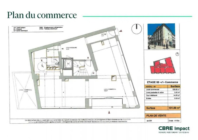 Local commercial dans Dijon à vendre - Plan d’étage – Image 3 sur 4