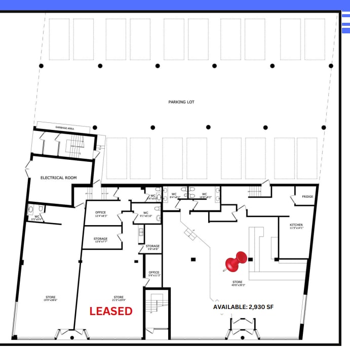 250 Eglinton Ave W, Toronto, ON à louer Plan d’étage– Image 1 sur 1