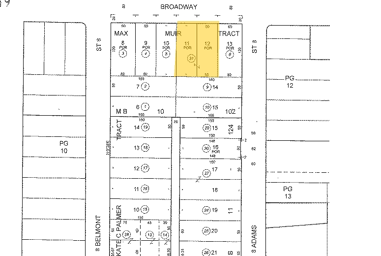 1016 E Broadway, Glendale, CA à louer - Plan cadastral – Image 2 sur 10