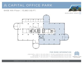 6404 Ivy Ln, Greenbelt, MD à louer Plan d’étage– Image 1 sur 1