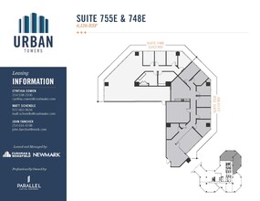 222 W Las Colinas Blvd, Irving, TX à louer Plan d’étage– Image 2 sur 2