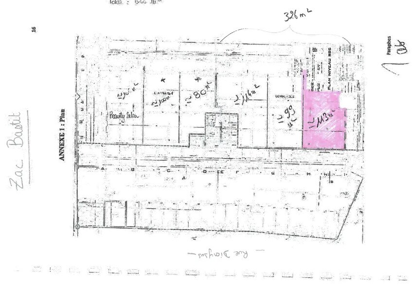 Local commercial dans Béziers à louer - Plan de site – Image 3 sur 5