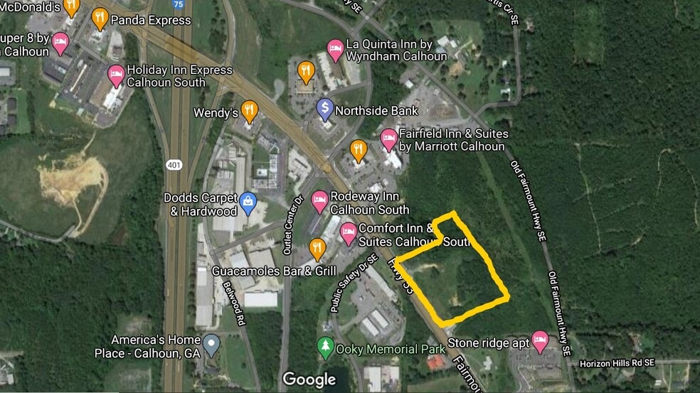 00 Fairmount Hwy, Calhoun, GA à vendre - Aérien – Image 2 sur 9