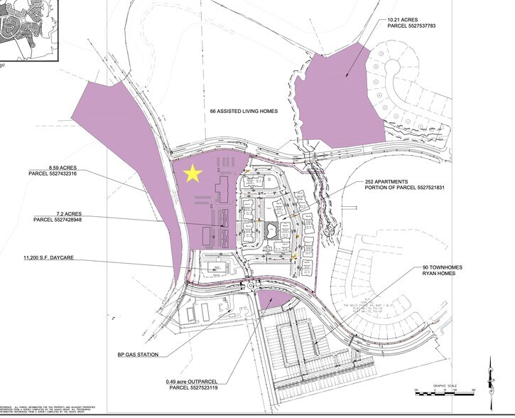 1054 Drake Mill Ln, Concord, NC à vendre - Plan de site – Image 2 sur 2