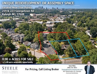 Plus de détails pour 223 Georgetown Rd, Raleigh, NC - Terrain à vendre