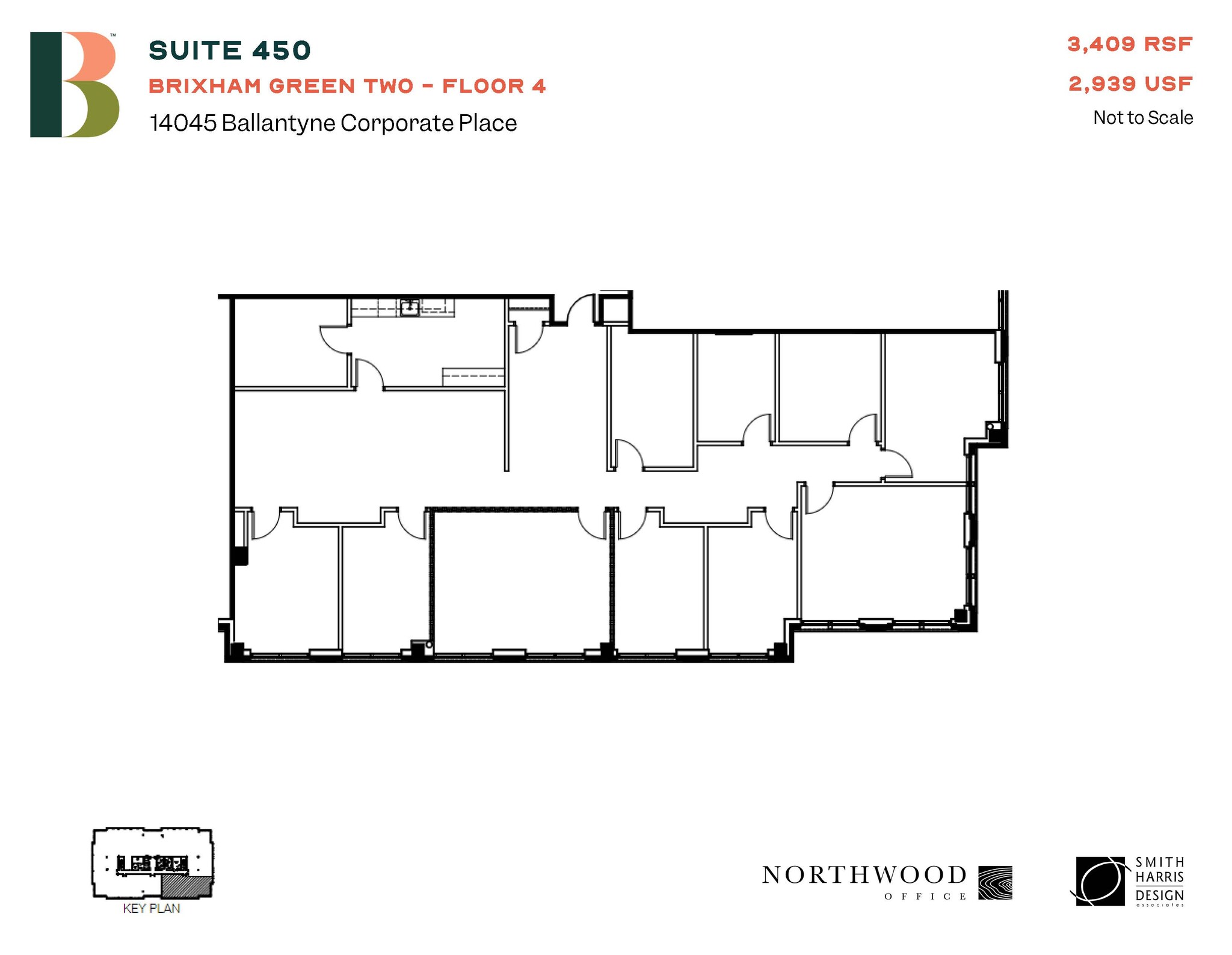 14045 Ballantyne Corporate Pl, Charlotte, NC à louer Plan d’étage– Image 1 sur 1