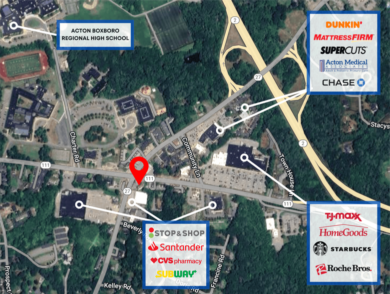 263 Main St, Acton, MA à vendre - Plan de site – Image 2 sur 4