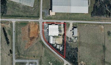 35 Herring Crossroads, Russellville, AL - Vue aérienne  vue de carte