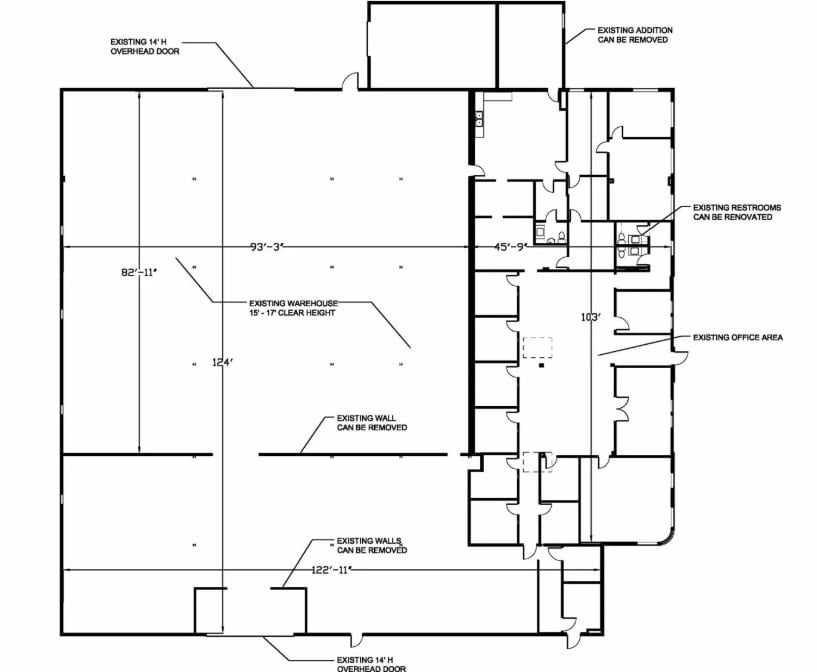 1200 Burlington St, North Kansas City, MO à vendre Plan d’étage– Image 1 sur 8