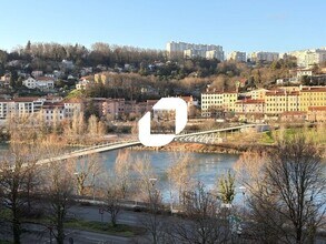 Lyon - Vue aérienne vue de carte