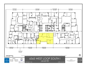 6565 West Loop South, Bellaire, TX à louer Plan d’étage– Image 1 sur 1