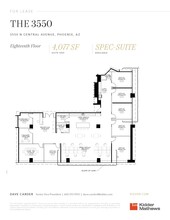 3550 N Central Ave, Phoenix, AZ à louer Plan d’étage– Image 2 sur 2