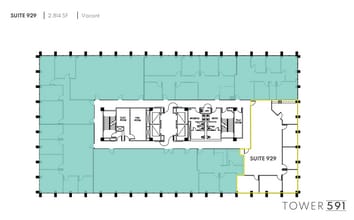 591 Camino de la Reina, San Diego, CA à louer Plan d’étage– Image 1 sur 1