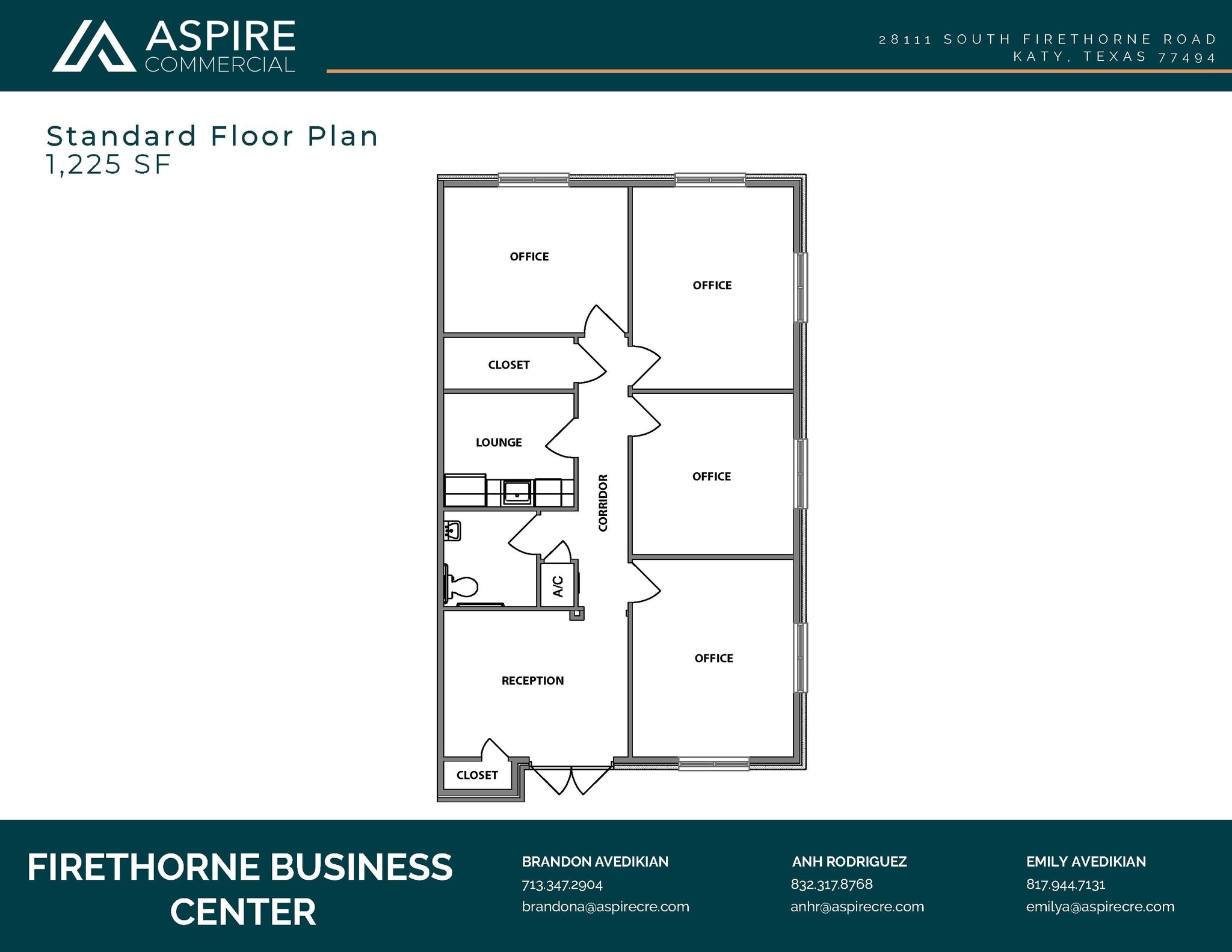 28111 S Firethorne Rd, Katy, TX à louer Plan d’étage– Image 1 sur 1