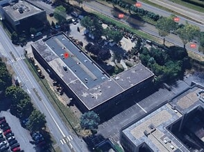 Plaisir, YVE - Vue aérienne vue de carte