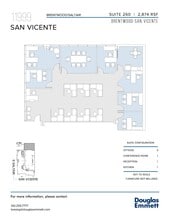 11999 San Vicente Blvd, Los Angeles, CA à louer Plan d’étage– Image 1 sur 1