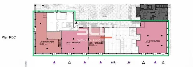 Local commercial dans Vaulx-en-Velin à vendre - Plan d’étage – Image 3 sur 7