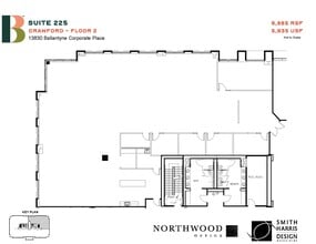 13830 Ballantyne Corporate Pl, Charlotte, NC à louer Plan d’étage– Image 1 sur 1