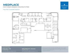 1315 St Joseph Pky, Houston, TX à louer Plan d’étage– Image 1 sur 1